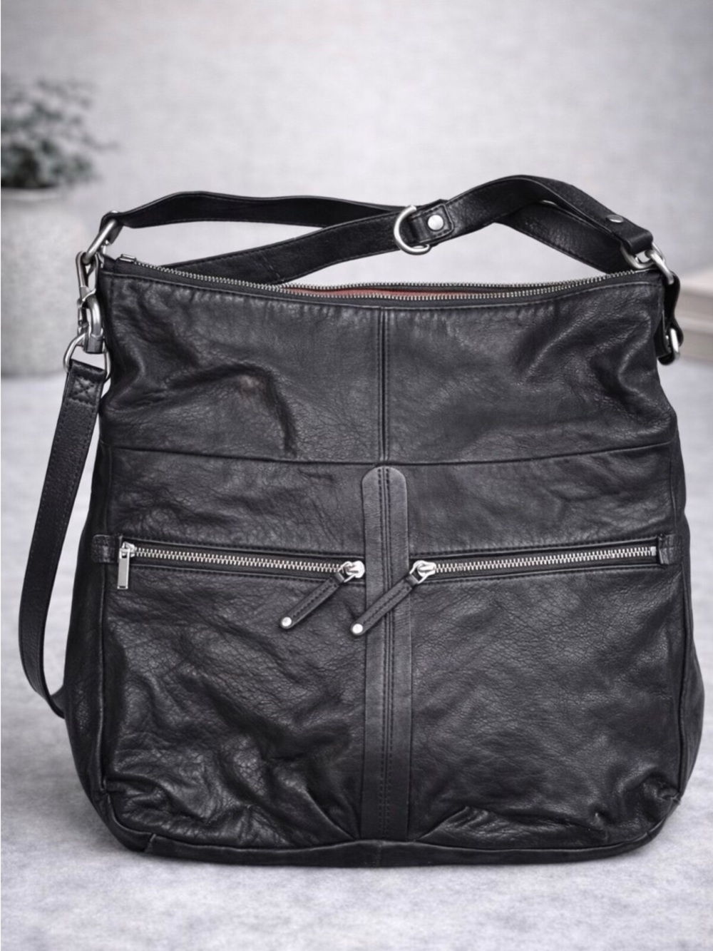 Banana Republic Shoulder bag Leather Tote Bag Black